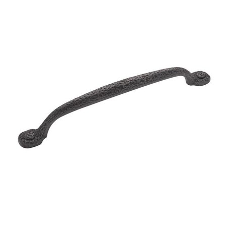 Belwith Products Belwith BWP2996 BI 192 mm Refined Rustic Pull; Black Iron BWP2996 BI